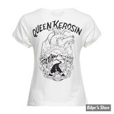 TEE-SHIRT - QUEEN KEROSIN - MORE HEARTS OFFWHITE - TAILLE L