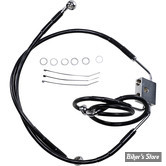 DURITE DE FREIN AVANT - DYNA FXDF 12/17 ABS - LONGUEUR : +2 " (63.50CM / 25") - OEM 44084-12 / A - DRAG SPECIALTIES - NOIR