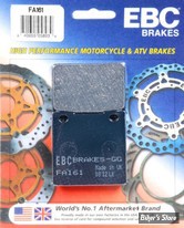 PLAQUETTES - KAWASAKI - OEM 43082-1291 / 43081291 - EBC 1 - FA - ORGANIQUE - FA161