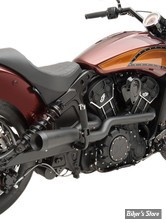 ECHAPPEMENT - INDIAN SCOUT  15UP -TRASK - HOT ROD STAINLESS STEEL - BLACK/BLACK - TM-3041BK