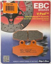 ECLATE G - PIECE N° 09 - PLAQUETTES DE FREIN - OEM 41300197 - EBC - V-PAD SEMI SINTERED COPPER - FA710V