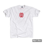 TEE-SHIRT MANCHES COURTES - WCC - OG CLASSIC - COULEUR : BLANC / ROUGE - TAILLE : XL