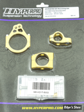 - AMORTISSEUR DE DIRECTION HYPERPRO - STEERING DAMPER MOUNTING KIT : KIT DE MONTAGE - SPORTSTER RH1250S  - GOLD