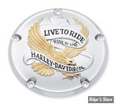 ECLATE I - PIECE N° 25 - COUVERCLE D EMBRAYAGE - OEM  25700961 - SOFTAIL M8 FLSB - HD - LIVE TO RIDE CHROME/OR