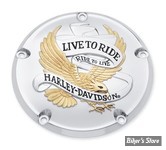 ECLATE I - PIECE N° 25 - COUVERCLE D EMBRAYAGE -  OEM 25700961 - SOFTAIL M8 FLSB - HD - LIVE TO RIDE CHROME/OR