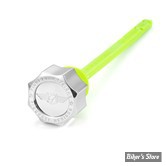 BOUCHON / JAUGE DE NIVEAU D'HUILE - OEM 0000000 - INDIAN CHALLENGER 20/24 - FIGURATI DESIGN - JAUGES D'HUILE FIGURATI DESIGNS EN INOX - FINITION : ARGENT ROND - FD01-MAGDSPP-SM-SS