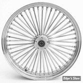 21 X 2.15 - ROUE AVANT 50 RAYONS - FAT DADDY - SOFTAIL FLST 2000/2007 - Right Wright Wheels Fat Daddy -  MOYEU : CHROME / JANTE : CHROME / RAYONS : POLIS