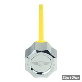 DOC A / PIÈCE N°103 - BOUCHON D'HUILE - OEM 62700136 - TOURING 2017UP - FIGURATI DESIGN - JAUGES D'HUILE FIGURATI DESIGNS EN INOX - FINITION : ARGENT ROND - FD01-MAGDSM8-SM-SS