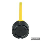 DOC A / PIÈCE N°103 - BOUCHON D'HUILE - OEM 62700136 - TOURING 2017UP - FIGURATI DESIGN - JAUGES D'HUILE FIGURATI DESIGNS EN INOX - FINITION : NOIR CRÊNELÉ - FD01-MAGDSM8-KN-BLK