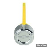 DOC A / PIÈCE N°103 - BOUCHON D'HUILE - OEM 62700136 - TOURING 2017UP - FIGURATI DESIGN - JAUGES D'HUILE FIGURATI DESIGNS EN INOX - FINITION : ARGENT CRÊNELÉ - FD01-MAGDSM8-KN-SS