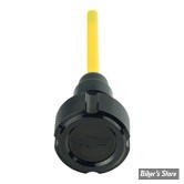 DOC A / PIÈCE N°103 - BOUCHON DE RÉSERVOIR D'HUILE - TOURING 07/16 -  OEM 62849-07A - FIGURATI DESIGN - FINITION INOX : NOIR CRENELÉ - FD01-MAGDSTC-KN-BLK 