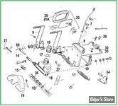 ECLATE J - PIECE N° 00 - ECLATE DES PIECES DE M/CYL Lockheed Wagner ET PIECES - BIGTWIN 58/79