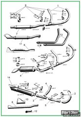  ECLATE WL - PIECE N° 00 - ECLATE DES PIECES D'ECHAPPEMENT DES 45" / 750CC