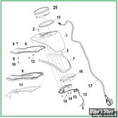 ECLATE A1 - PIECE N° 00 - ECLATE DES PIECES DE CONSOLE - SOFTAIL M8 FLDE 2018UP