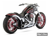 - ECHAPPEMENT FREEDOM PERFORMANCE - SHORTY 2 EN 1 - TURNOUT - SOFTAIL FXCW/C 08/11 / FXSTS - CHROME/NOIR SCULPTE - HD00572