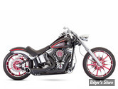 - ECHAPPEMENT FREEDOM PERFORMANCE - SHORTY 2 EN 1 - TURNOUT - SOFTAIL FXCW/C 08/11 / FXSTS - NOIR/NOIR SCULPTE - HD00573