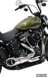 - ECHAPPEMENT FREEDOM PERFORMANCE - SHORTY - 2EN1 - DYNA 91/05 - COMBAT - CHROME / CHROME - HD00539