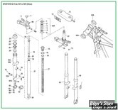  ECLATE N - PIECE N° 00 - ECLATE DES PIECES DE FOURCHE - SPORTSTER / FX / FXR 73/87