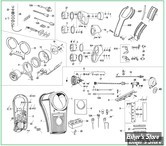  ECLATE A - PIECE N° 00 - ECLATE DES PIECES DE CONSOLE - FX 1977 /1985