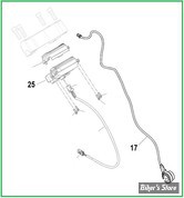   ECLATE A1 - PIECE N° 00 - ECLATE DES PIECES DE COMPTEUR - SOFTAIL M8 FXLRST 2022UP