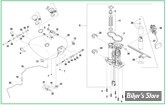  ECLATE A - PIECE n° 00 - ECLATE DES PIECES DE RÉSERVOIR D'ESSENCE ET DE POMPE À CARBURANT - SOFTAIL MILWAUKEE EIGHT FXFB  2018 >