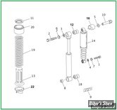 ECLATE M - PIECE N° 00 - PIECES ET FIXATIONS D'AMORTISSEURS - FXR 82/94