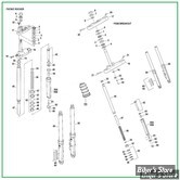  ECLATE N - PIECE N° 00 - ECLATE DES PIECES DE FOURCHE - SOFTAIL FXCW/C / FXSB