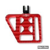 - REPOSES PIEDS ARRIERE - HEINZ BIKES - SOFTAIL 2018UP - PERFORMANCE MINI-FLOORBOARDS V1 - COULEUR : ROUGE - LA PAIRE - HB-MFBV1-M8P-R