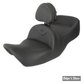 SELLE DUO SADDLEMEN - HONDA GOLDWING GL1800 01/10 - GL1800 ROADSOFA™ SEAT - AVEC DOSSIER CONDUCTEUR - NOIR - H01-07-187BR