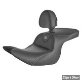 SELLE DUO SADDLEMEN - HONDA GOLDWING GL1800 2018UP - GL1800 TOUR ROADSOFA CF ™ SEAT - AVEC DOSSIER CONDUCTEUR - NOIR / FIBRE DE CARBONE - H18-07-185BR