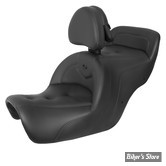 SELLE DUO SADDLEMEN - HONDA GOLDWING GL1500 - GL1500 ROADSOFA PT ™ SEAT - SANS DOSSIER CONDUCTEUR - NOIR - ROADSOFA™ PT SEAT WITH DRIVER'S BACKREST - H88-07-181BR