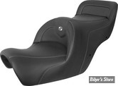 SELLE DUO SADDLEMEN - HONDA GOLDWING GL1500 - GL1500 ROADSOFA CF ™ SEAT - SANS DOSSIER CONDUCTEUR - NOIR / FIBRE DE CARBONE - H88-07-185