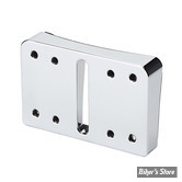HEINZ BIKES - BLOC ADAPTATEUR DE PLAQUE D'IMMATRICULATION - HD 99/17 - CHROME- HBMAKZ-C
