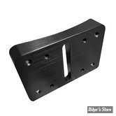 HEINZ BIKES - BLOC ADAPTATEUR DE PLAQUE D'IMMATRICULATION - SOFTAIL M8 18UP - NOIR - HBMAKZ18