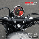 ECLATE A1 - PIECE N° 25 - COMPTEUR  / COMPTE TOURS KOSO - HD-01-04 95MM SPEEDOMETER / TACHOMETER CAN-BUS - HD-04 - SILVER - BA051220