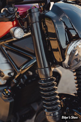 ECLATE N - PIECE N° X - CACHES SUPERIEURS  DE FOURCHE - SPORTSTER RH975 22UP - CULT WERK - VERSION LONGUE - NOIR - HD-NSR015