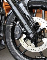 X - COUVRES TUBES DE FOURCHE - V-ROD 12/17 - INFERIEUR - NOIR BRILLANT - HD-ROD021