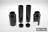 X - COUVRES TUBES DE FOURCHE - CULT WERK - V-ROD 07/11 - 6 PIECES - LONGUEUR : 212MM - NOIR BRILLANT - HD-ROD028