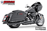 - ECHAPPEMENT FREEDOM PERFORMANCE - UNION - 2EN1 - TOURING 95/16 - NOIR / EMBOUT : NOIR SCULPTE - HD00233