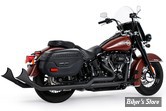 - ECHAPPEMENT - FREEDOM PERFORMANCE - SOFTAIL M8 - UPSWEPT TRUE-DUAL FISHTAIL - NOIR - HD00931