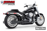 - ECHAPPEMENT - FREEDOM PERFORMANCE - SOFTAIL M8 -  TWO-STEP TUCK & UNDER - STAR - NOIR / EMBOUT : CHROME - HD01319