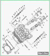  ECLATE G - PIECE N° 00 - ECLATE PIECES CYLINDRES ET CULASSE - V-ROD