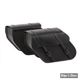 SACOCHES LEDRIE - REINFORCED RIGID LEATHER SADDLEBAG SET - CUIR RENFORCE - 12 LITRES - LZAD2-1018