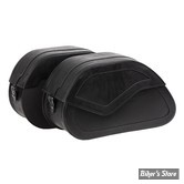 SACOCHES LEDRIE - REINFORCED RIGID LEATHER SADDLEBAG SET - CUIR RENFORCE - 27 LITRES - HLZAD2-1059