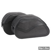 SACOCHES LEDRIE - REINFORCED RIGID LEATHER SADDLEBAG SET - CUIR RENFORCE - 27 LITRES - HLZAD2-1063