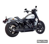 - SILENCIEUX - MILLER - SOFTAIL FLHC 2025UP - LIBERTY - EMBOUT : SLASH CUT : POLI  / CORPS : NOIR - EURO 5+ - HD-HC-21-X57.08