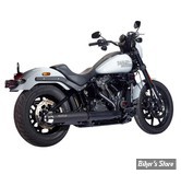 - SILENCIEUX - MILLER - SOFTAIL FLHC 2025UP - LIBERTY - EMBOUT : TAPERED : POLI  / CORPS : NOIR - EURO 5+ - HD-HC-21-X57.10