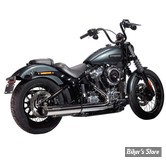 - SILENCIEUX - MILLER - SOFTAIL FLHC 2025UP - LIBERTY - EMBOUT : SLASH CUT : NOIR  / CORPS : POLI - EURO 5+ -  HD-HC-21-X57.03