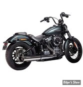 - SILENCIEUX - MILLER - SOFTAIL FXLRST 2025UP - LIBERTY - EMBOUT : SLASH CUT : NOIR  / CORPS : POLI - EURO 5+ - HD-LRST-21-X57.03