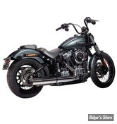 - SILENCIEUX - MILLER - SOFTAIL FXBB 2025UP - LIBERTY - EMBOUT : TAPERED : NOIR  / CORPS : POLI - EURO 5+ - HD-SB-21-X57.05